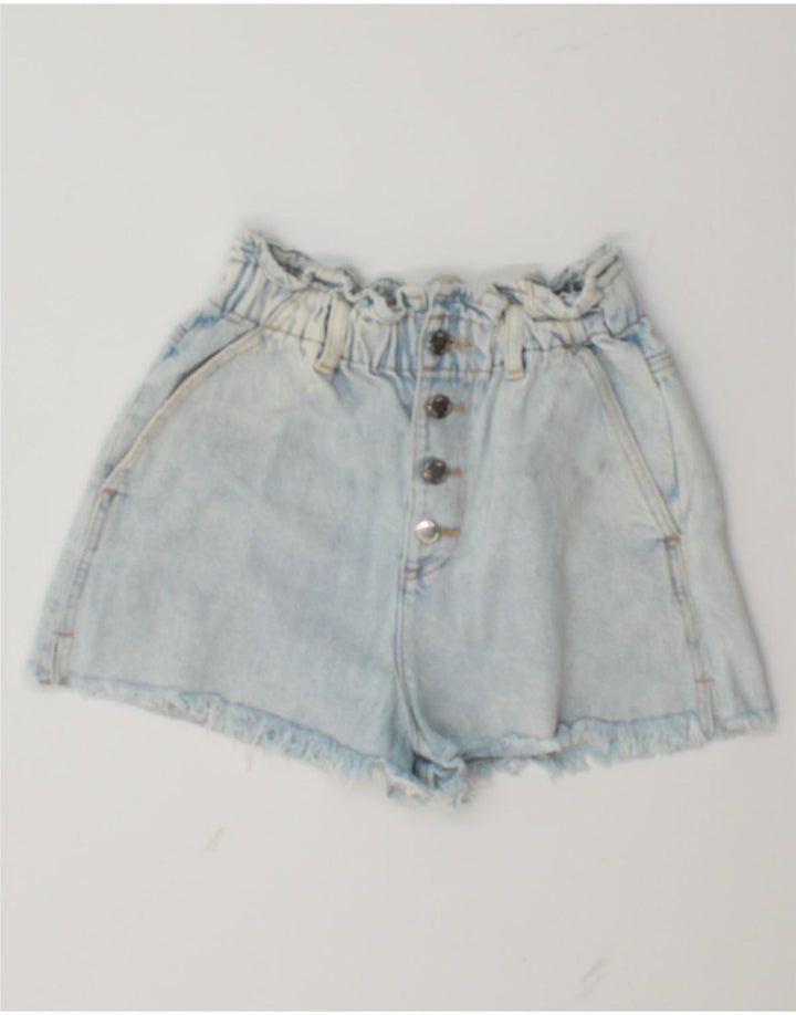 Pantaloni scurți din blugi pentru femei ZARA EU 34 2XS W24 Albastru