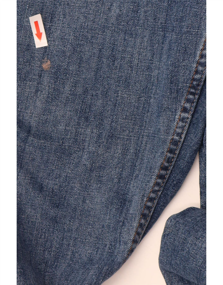 Blugi drepti pentru bărbați Wrangler W34 L30 Bumbac albastru