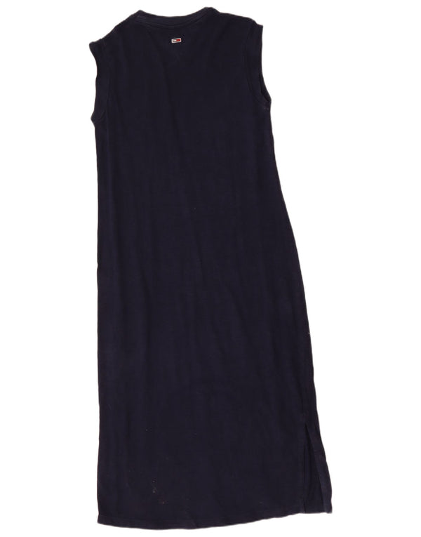 Rochie tricou cu grafica Tommy Hilfiger pentru femei UK 12 Medium Bleumarin