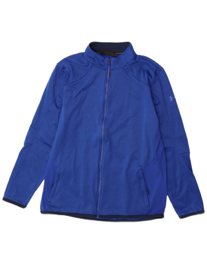 Jachetă de trening pentru bărbați UNDER ARMOUR Cold Gear, UK 42 XL, poliester albastru