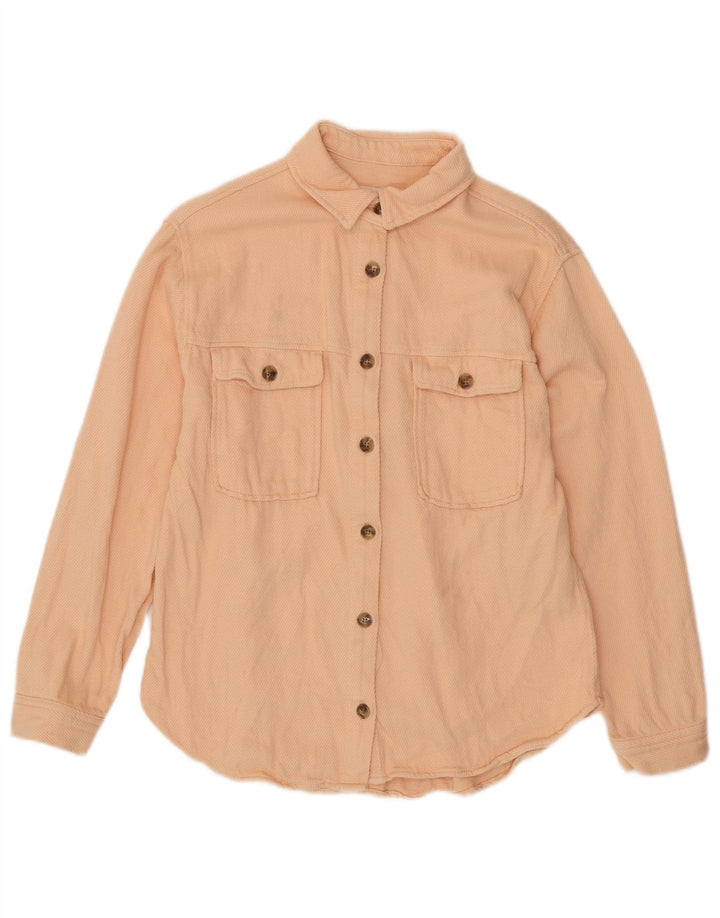 Cămașă ZARA Fete Flanel 13-14 Ani Roz Bumbac