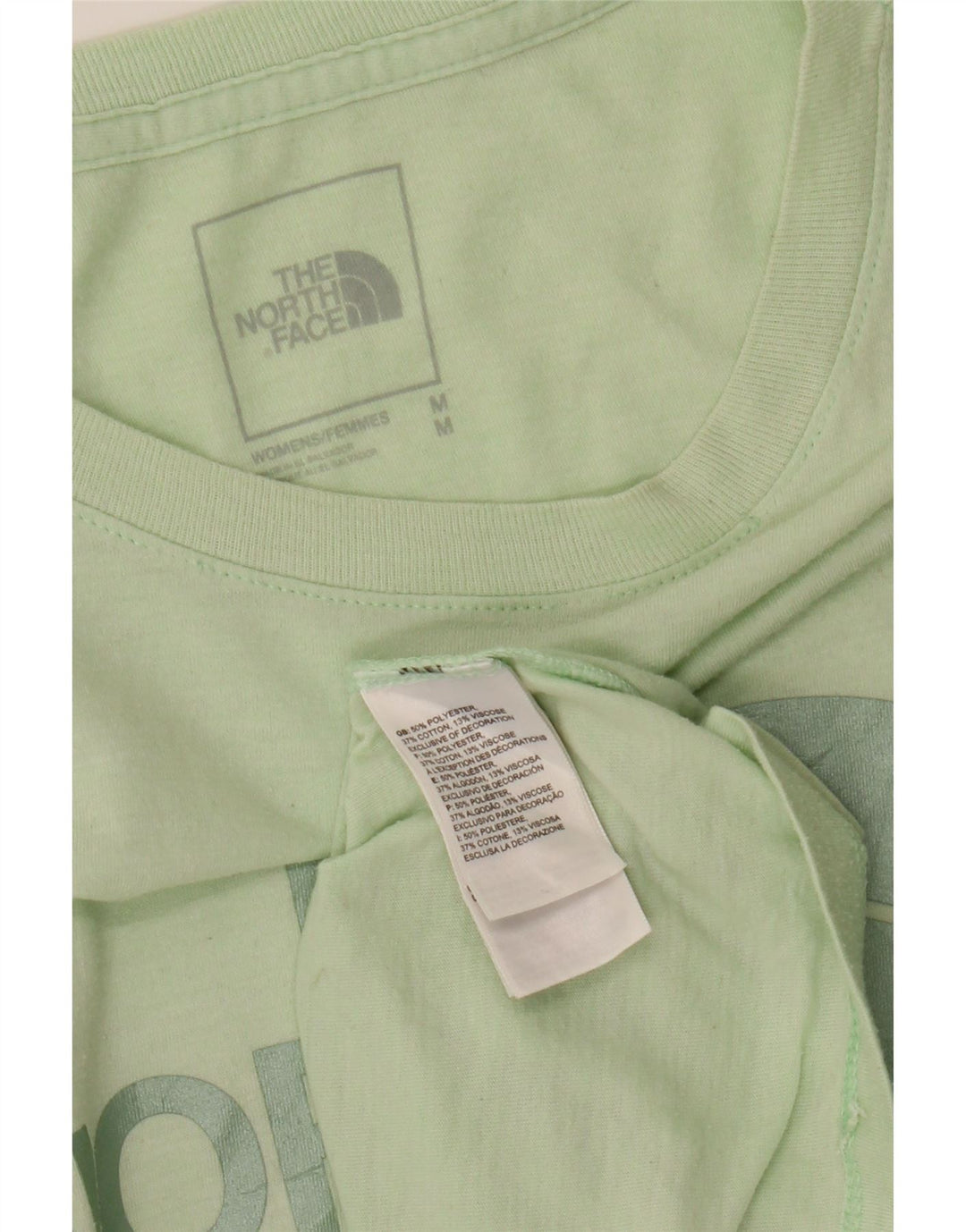 Tricou grafic pentru femei THE NORTH FACE Top UK 14 Poliester verde mediu