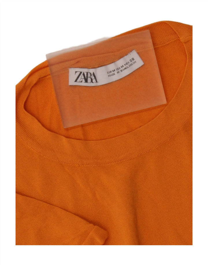 Tricou pentru femei Zara UK 12 portocaliu mediu