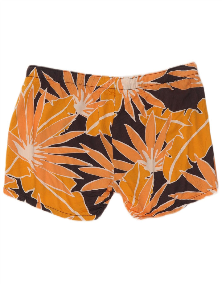 Pantaloni scurți casual de maternitate Gap pentru femei Medium W32 Orange Floral Viscose
