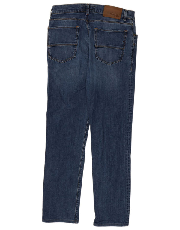 Trussardi blugi slim pentru bărbați W33 L30 bumbac albastru