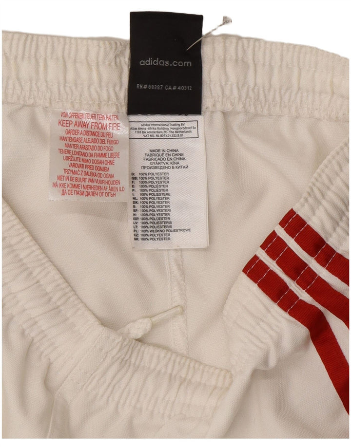 Pantaloni scurți sport Adidas Climacool pentru băieți 9-10 ani, alb, poliester