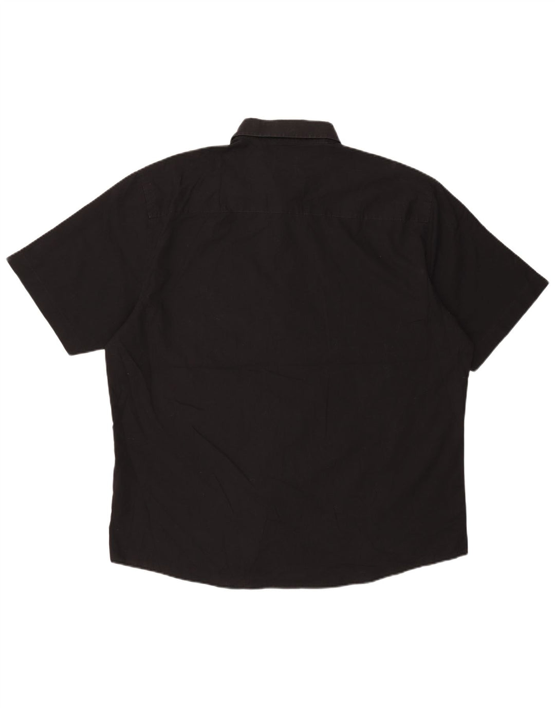 Cămașă cu mânecă scurtă pentru bărbați Pierre Cardin, cu ajustare normală, 3XL, poliester negru