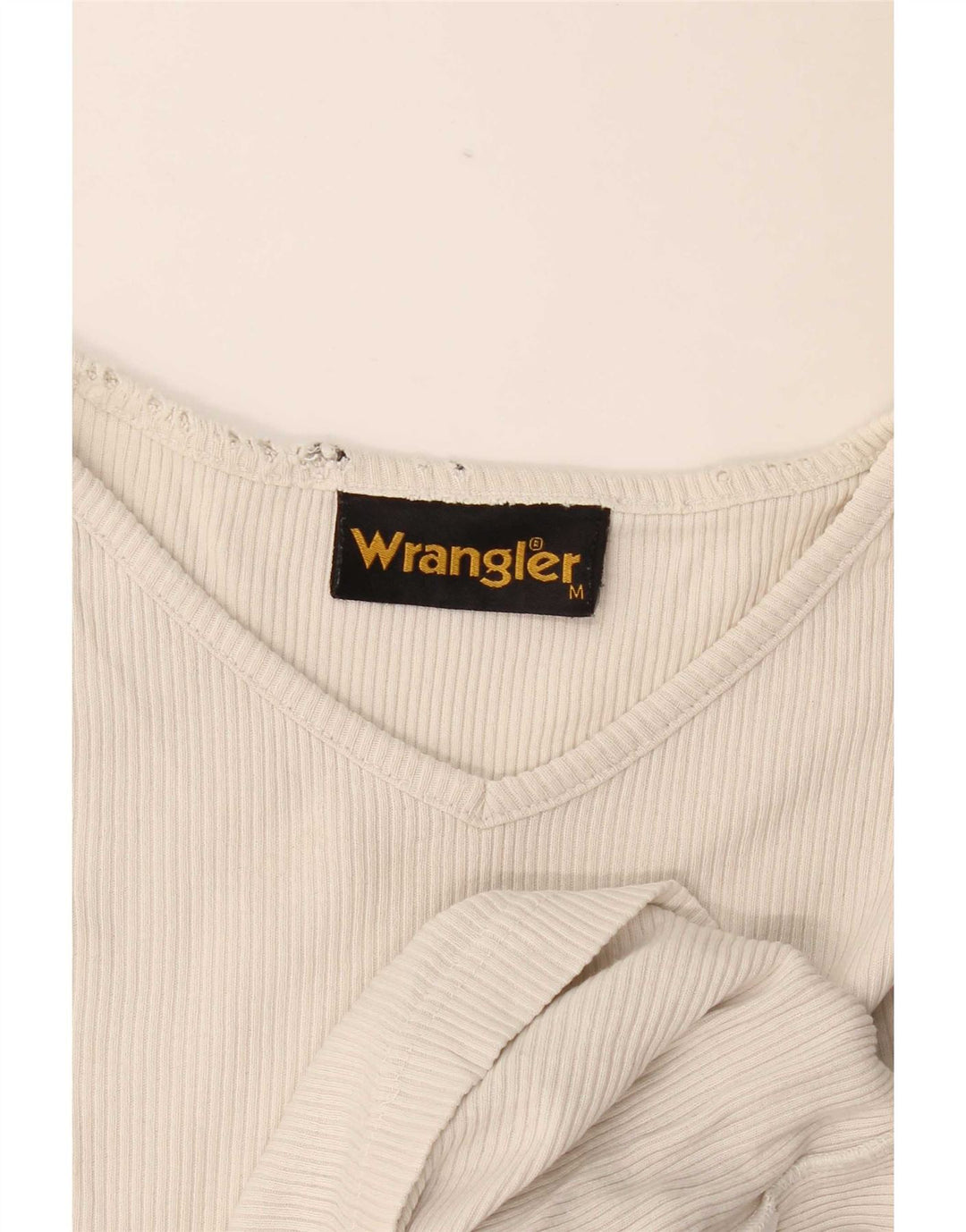 Tricou Bărbați Wrangler Top Mediu Alb