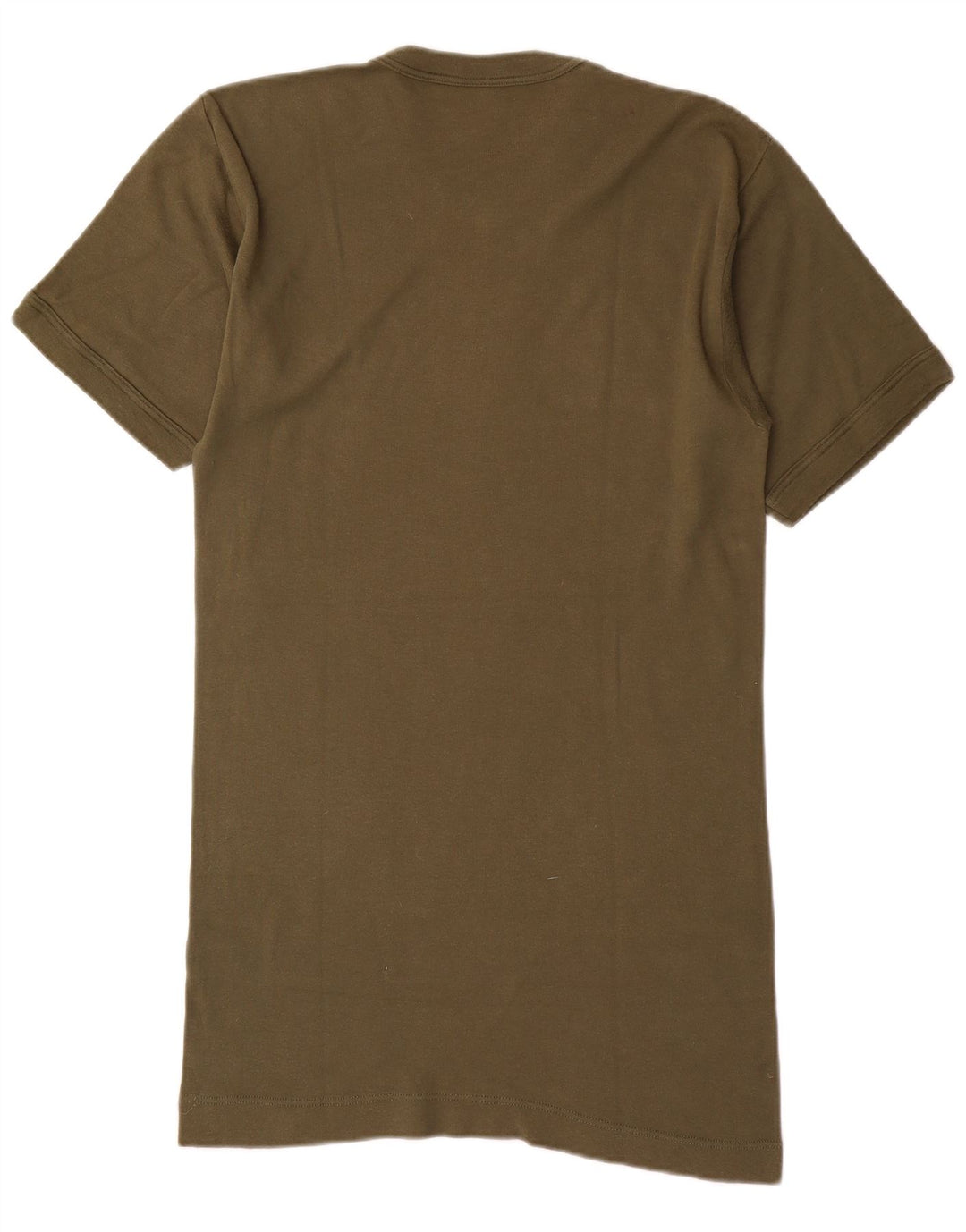 Tricou Vintage pentru bărbați Top Mediu Kaki Bumbac