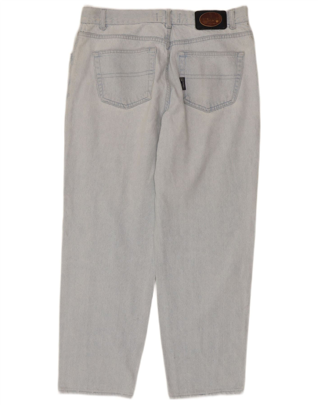 Trussardi blugi conici pentru bărbați W40 L30 bumbac albastru
