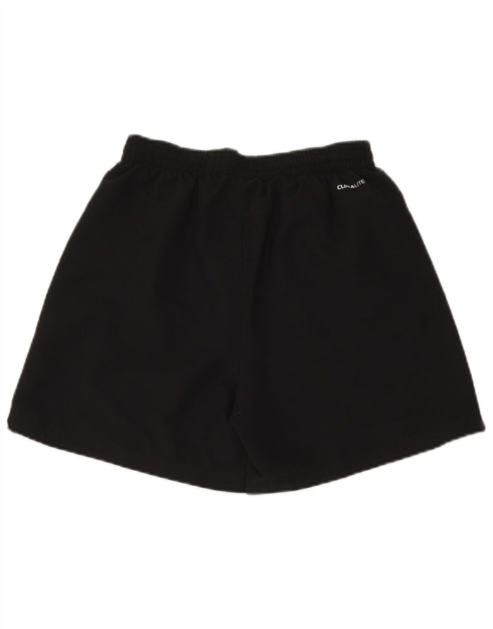 Pantaloni scurți sport adidas băieți 15-16 ani poliester negru