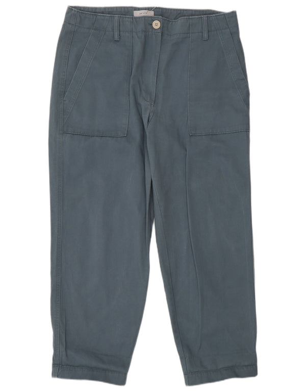 Marks & Spencer Pantaloni cargo cu talie înaltă pentru femei UK 16 Large W34 L27 Blue