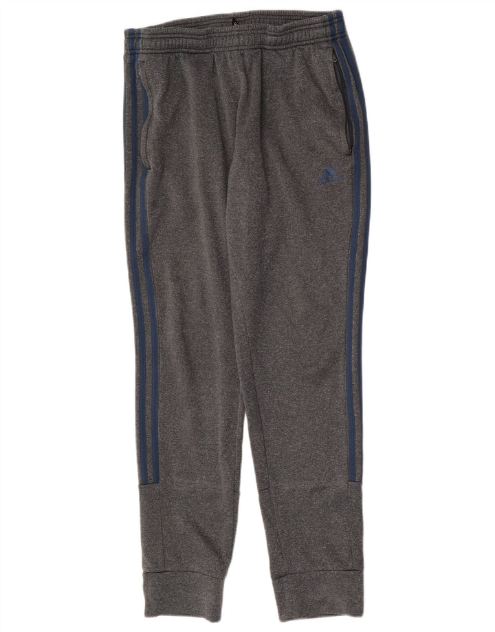 Pantaloni de trening Adidas Climawarm pentru bărbați Pantaloni de jogging Gri mediu Poliester
