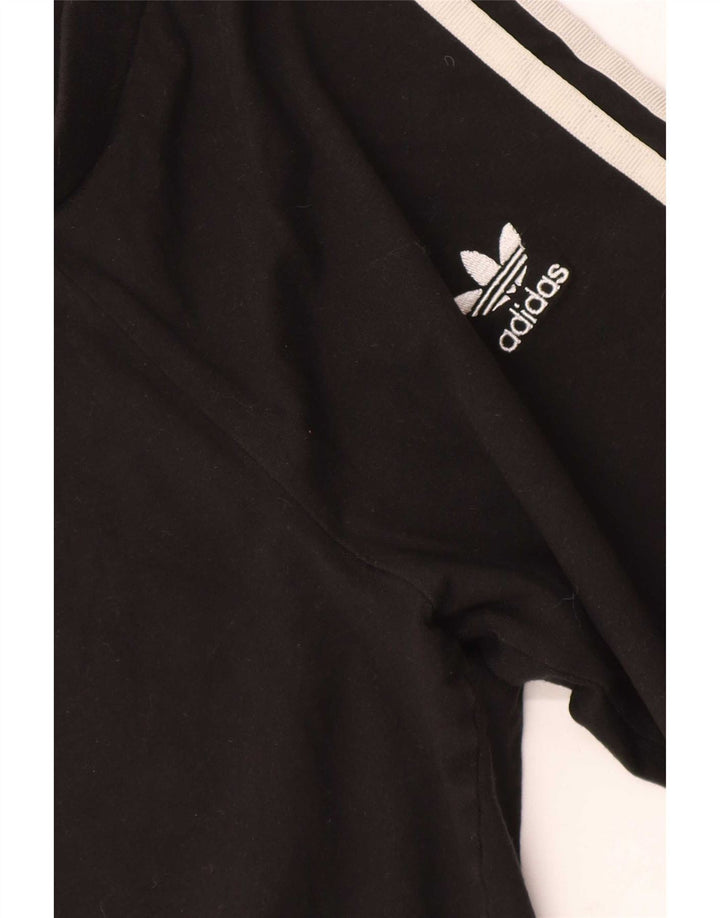 Pantaloni scurți sport Adidas pentru femei, mediu negru