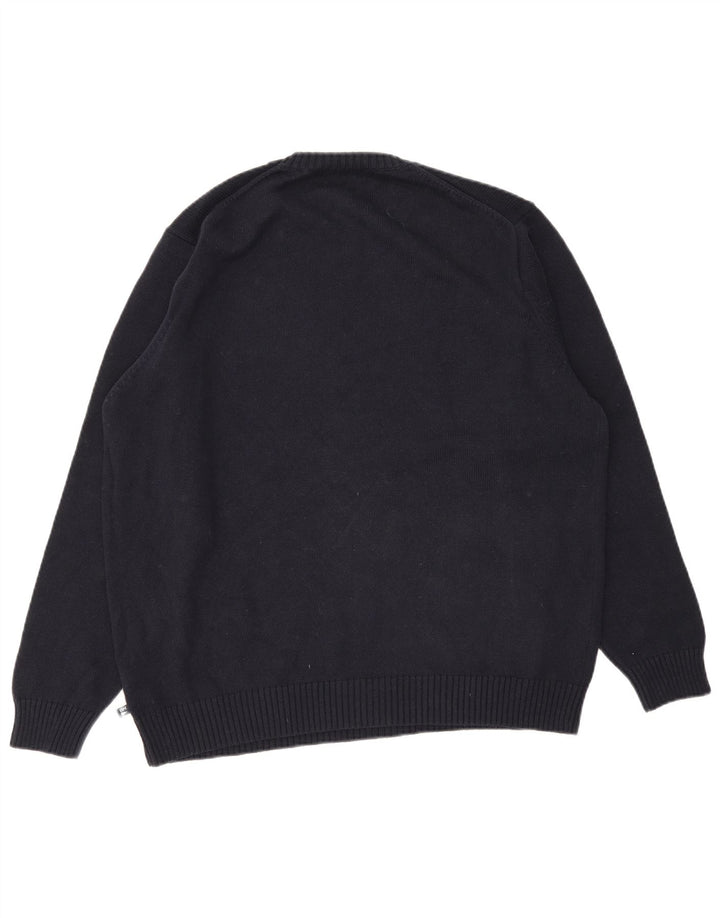 Pulover Marks & Spencer pentru bărbați, Blue Harbour, cu decolteu, XL, bleumarin
