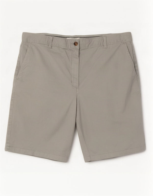 Pantaloni scurti chino pentru femei Marks & Spencer UK 16 Large W36 Bumbac gri