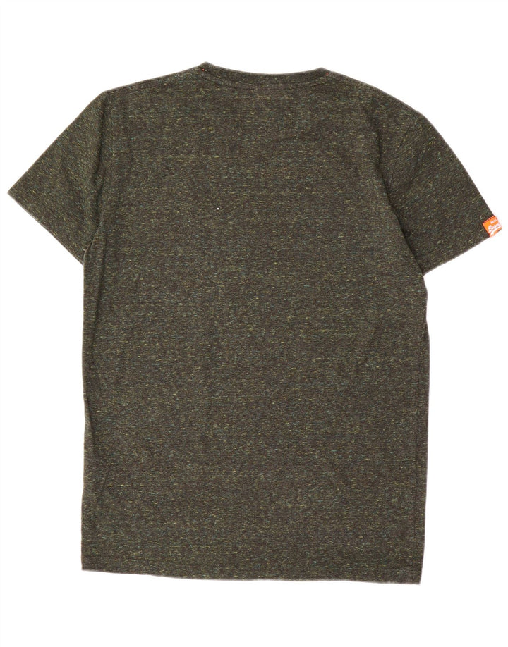 Tricou pentru bărbați Superdry Top Mediu Kaki Bumbac cu pete