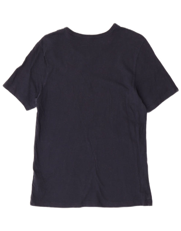 Tricou pentru bărbați Hugo Boss Top mediu din bumbac bleumarin