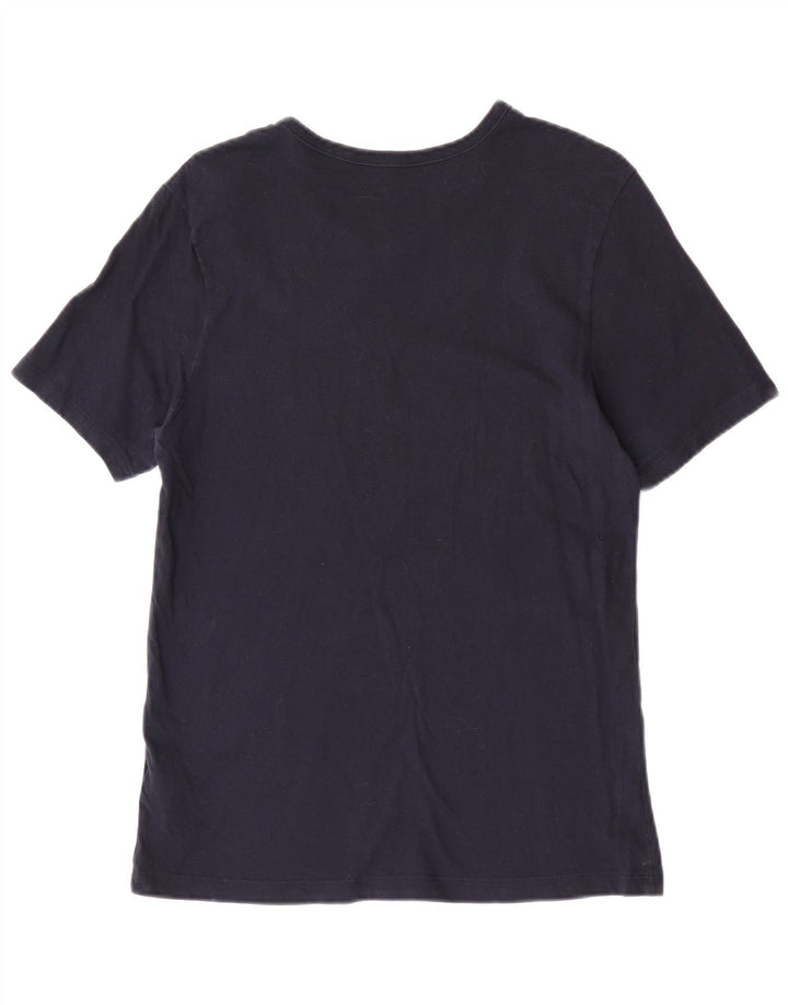 Tricou pentru bărbați Hugo Boss Top mediu din bumbac bleumarin