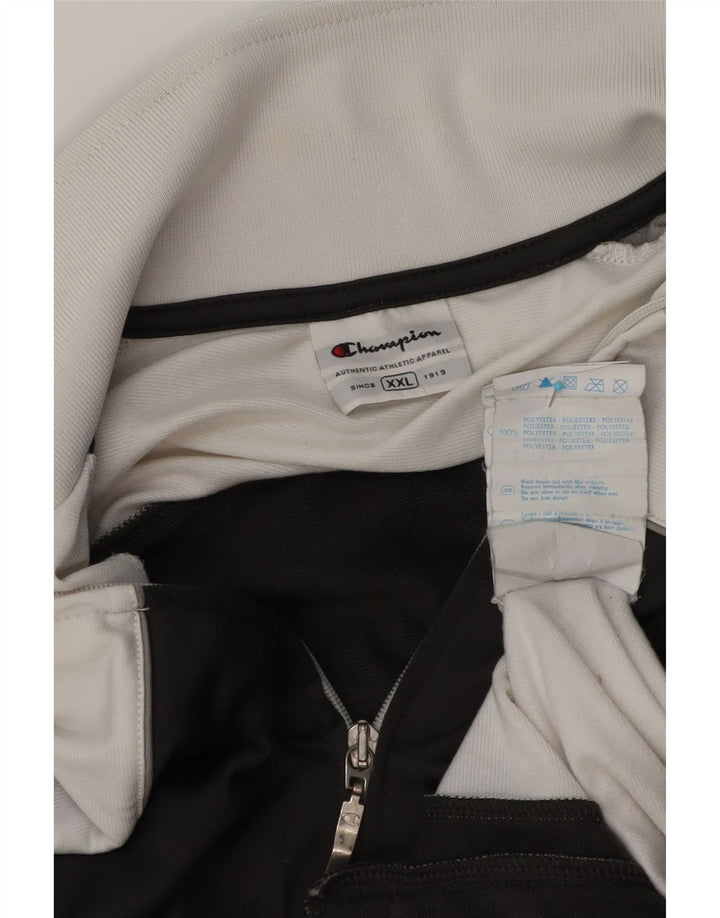 Jachetă pentru trening pentru bărbați Champion, 2XL, poliester negru color bloc