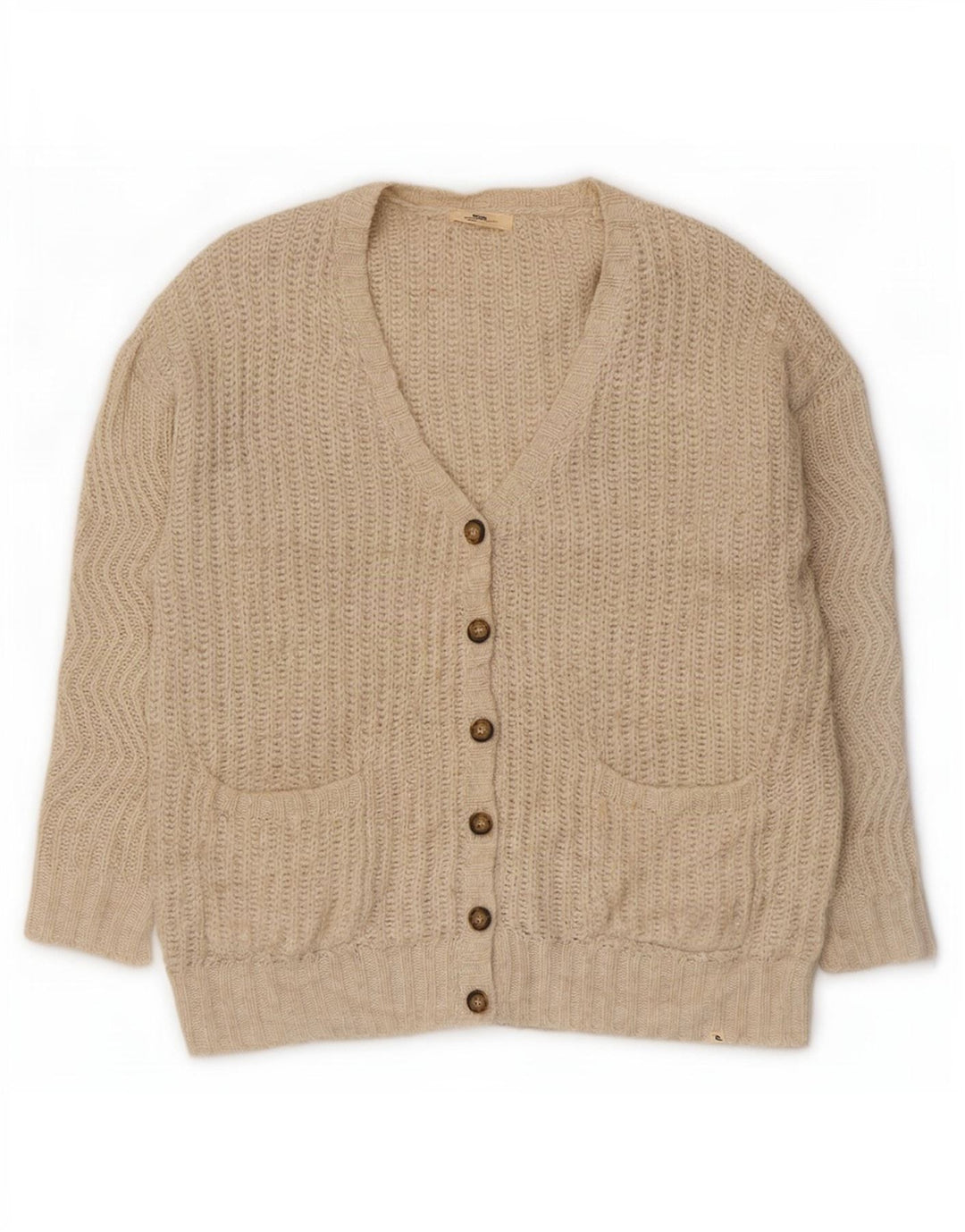 Pulover cardigan supradimensionat pentru femei Rip Curl UK 14 Bej mediu