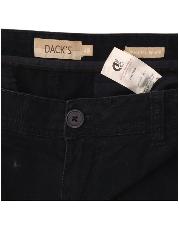Pantaloni scurți chino pentru bărbați DACK'S, cu tăiere obișnuită, IT 48 Medium W32 Bumbac bleumarin