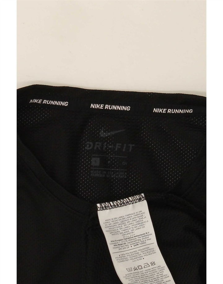 Tricou Nike Dri Fit pentru bărbați Top mic poliester negru