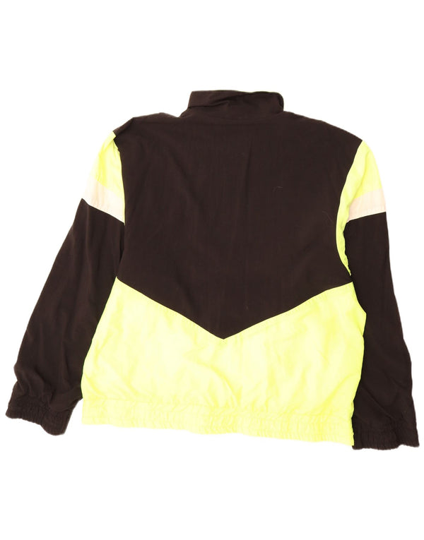 ERBACHER Jachetă de ploaie grafică pentru bărbați UK 40, mare, neagră, poliamidă color bloc