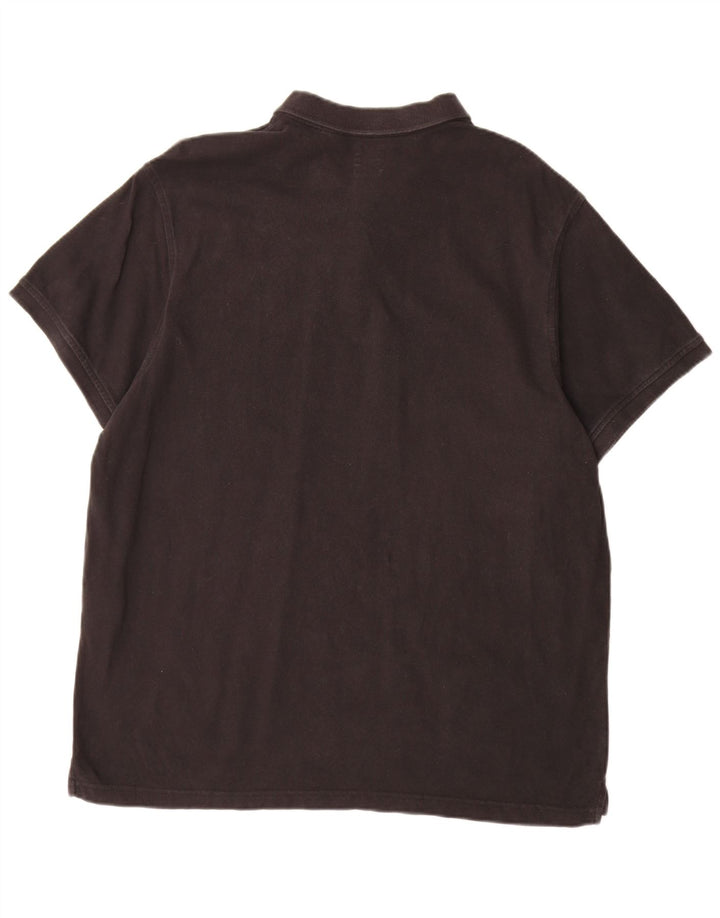 Tricou polo standard pentru bărbați Levi's 2XL, bumbac negru