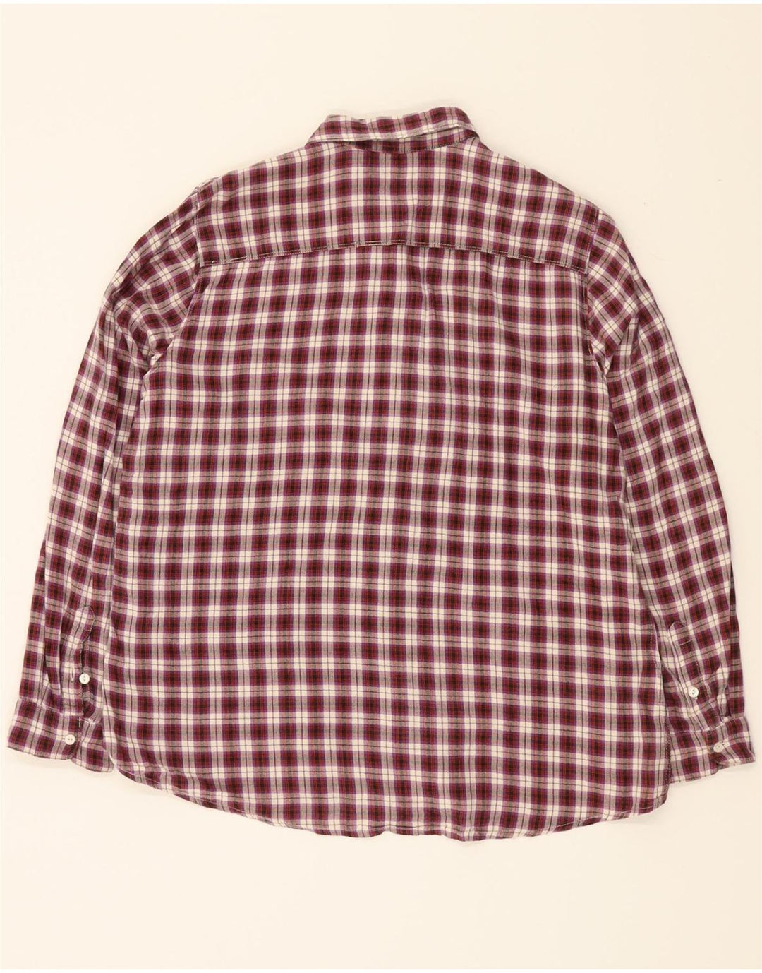 EDDIE BAUER Womens Shirt UK 16 Large Purple Check Vintage Eddie Bauer and Second-Hand Eddie Bauer from Messina Hembry 
