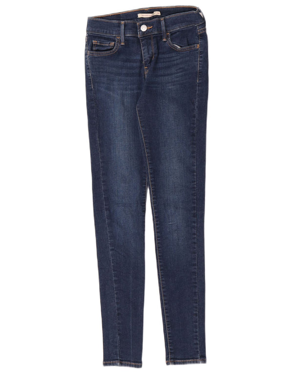 Blugi Levi's pentru femei 710 Super Skinny W26 L30 Bumbac bleumarin