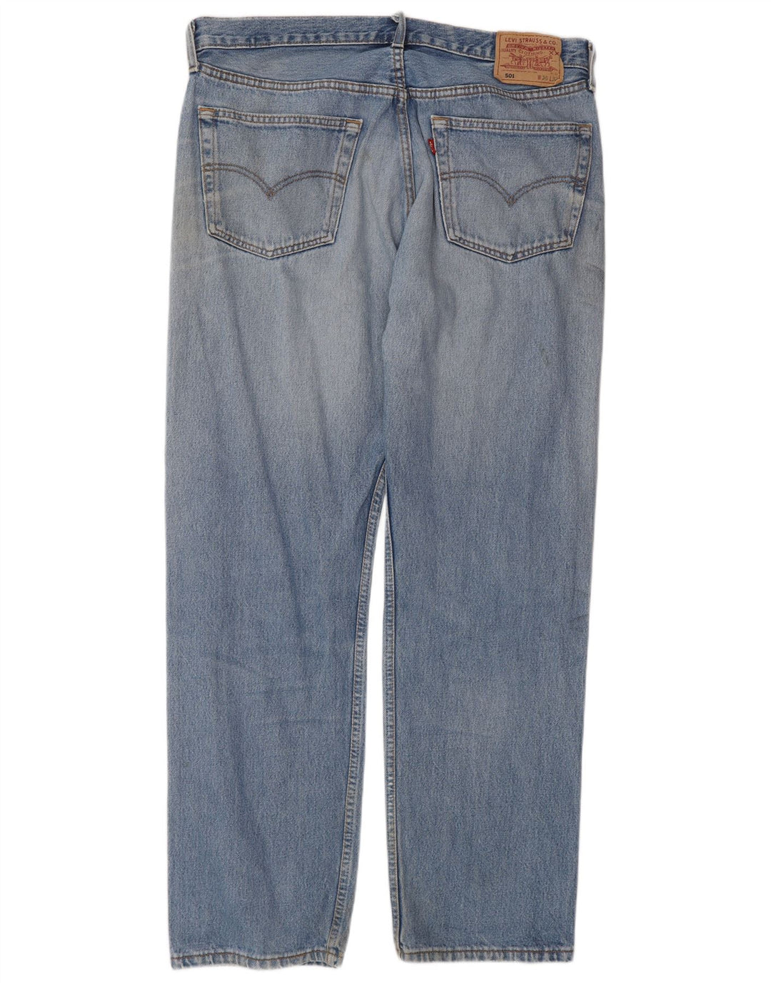 Blugi drepti pentru bărbați Levi's W38 L32 Bumbac albastru