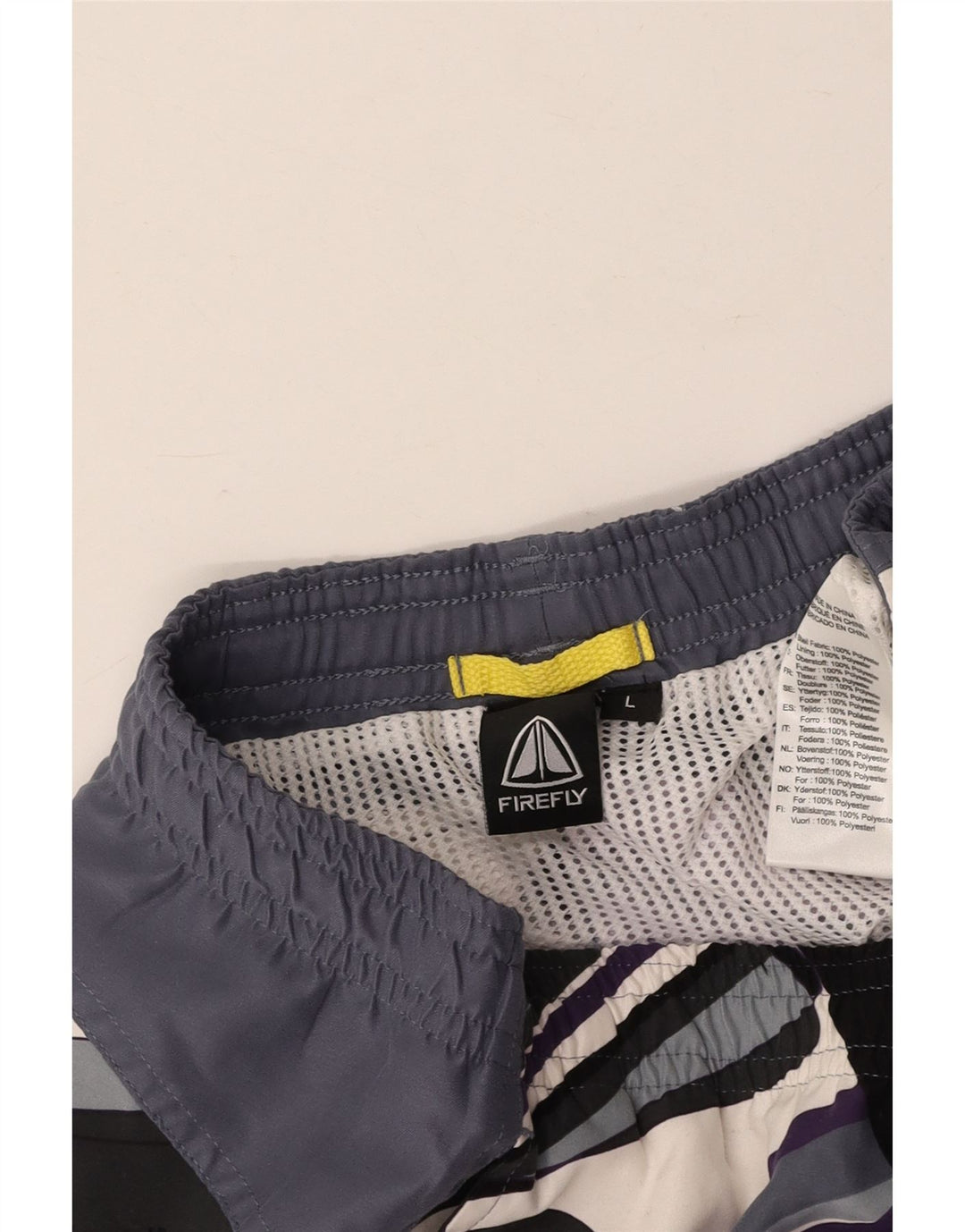 FIREFLY Pantaloni scurți de înot pentru bărbați Poliester geometric multicolor mare