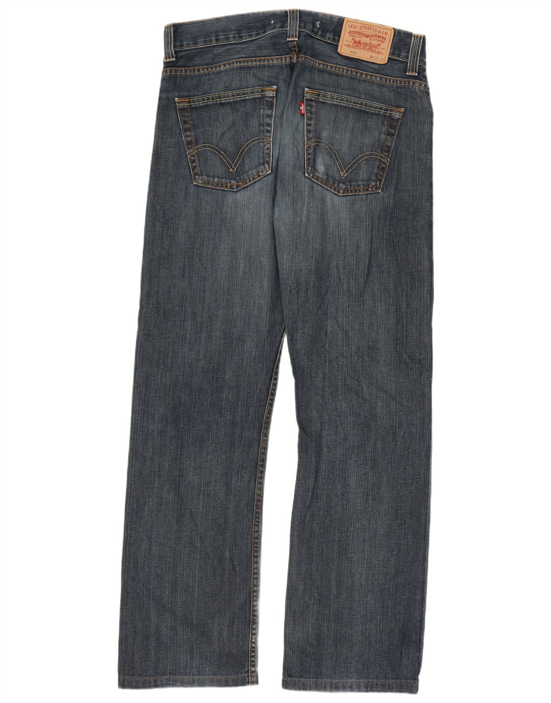 Blugi drepti pentru bărbați Levi's 506 Standard Fit W33 L31 Albastru