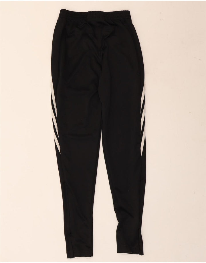 Pantaloni de trening ADIDAS pentru baieti 11-12 ani poliester negru