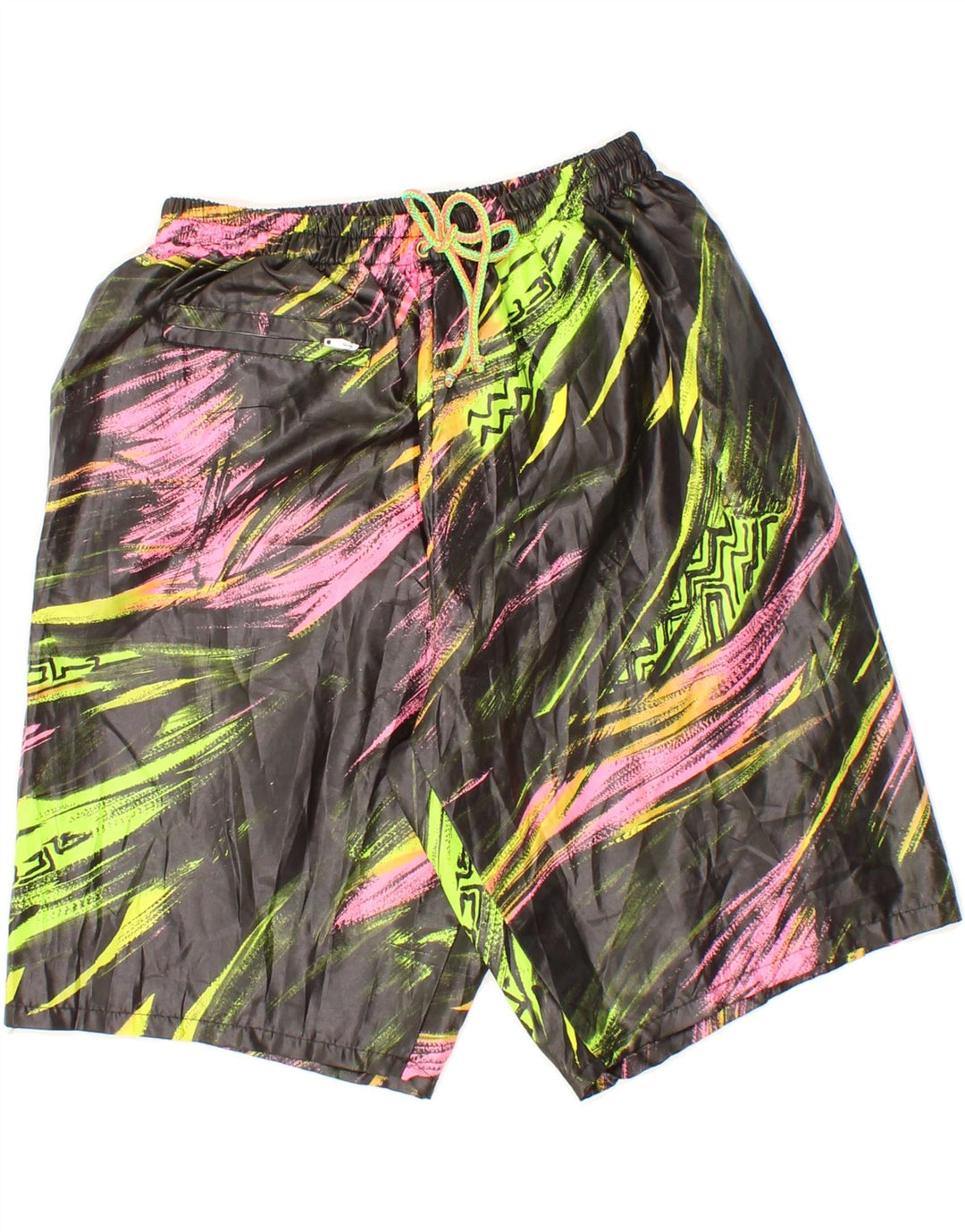 VINTAGE Mens Abstract Pattern Swimming Shorts Medium  Multicoloured Vintage Vintage and Second-Hand Vintage from Messina Hembry 