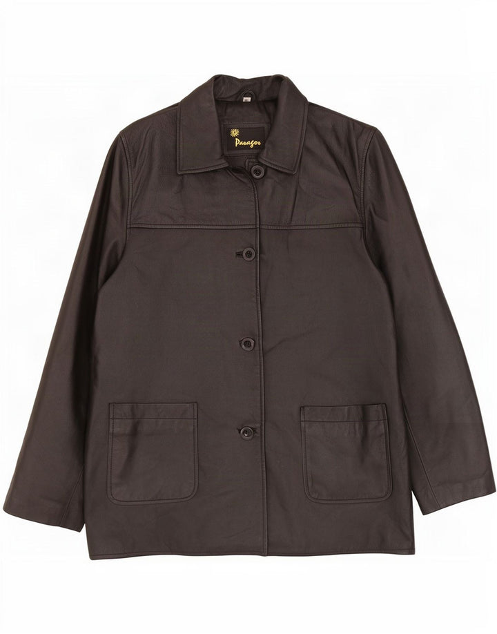 Jachetă de piele Paragon pentru bărbați UK 16 Large Black