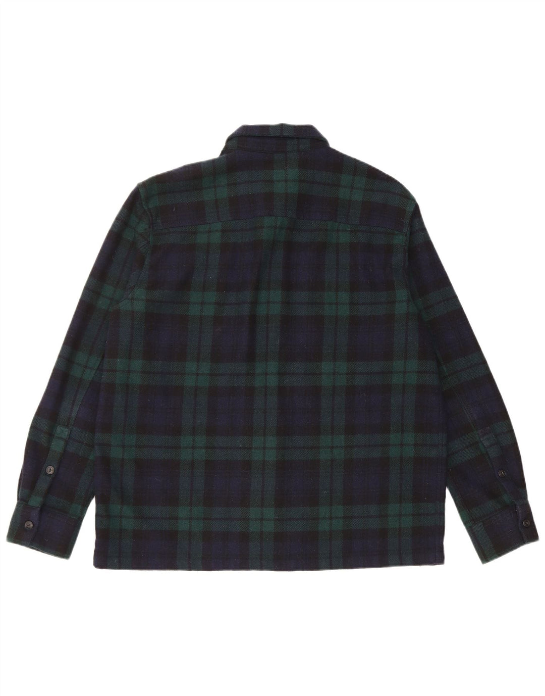 Cămașă de flanel pentru bărbați Nudie Jeans Lână cu carouri mari bleumarin