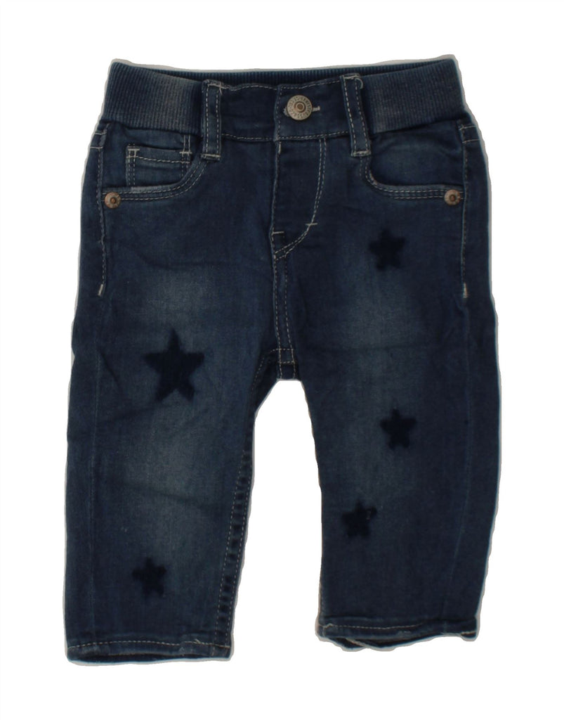 LEVI'S Baby Boys Graphic Skinny Slim Jeans 3-6 Months W16 L7 Navy Blue Vintage Levi's and Second-Hand Levi's from Messina Hembry 