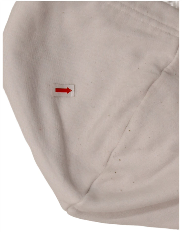 JORDAN Pulover cu glugă grafic pentru băieți 13-14 ani XL bumbac alb