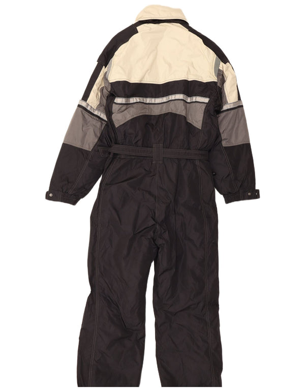 Salopetă de schi pentru femei Colmar, cu glugă, IT 46 Large Black Colorblock Sports