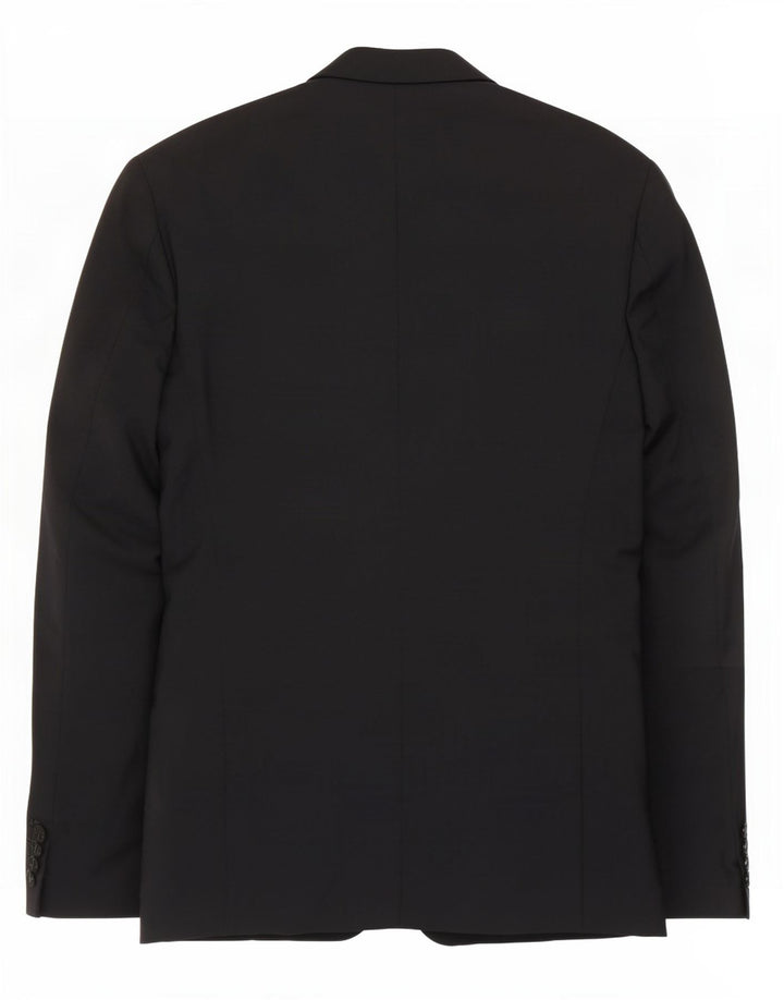 Blazer pentru bărbați Giorgio Armani cu 3 nasturi IT 46 Small Bleumarin
