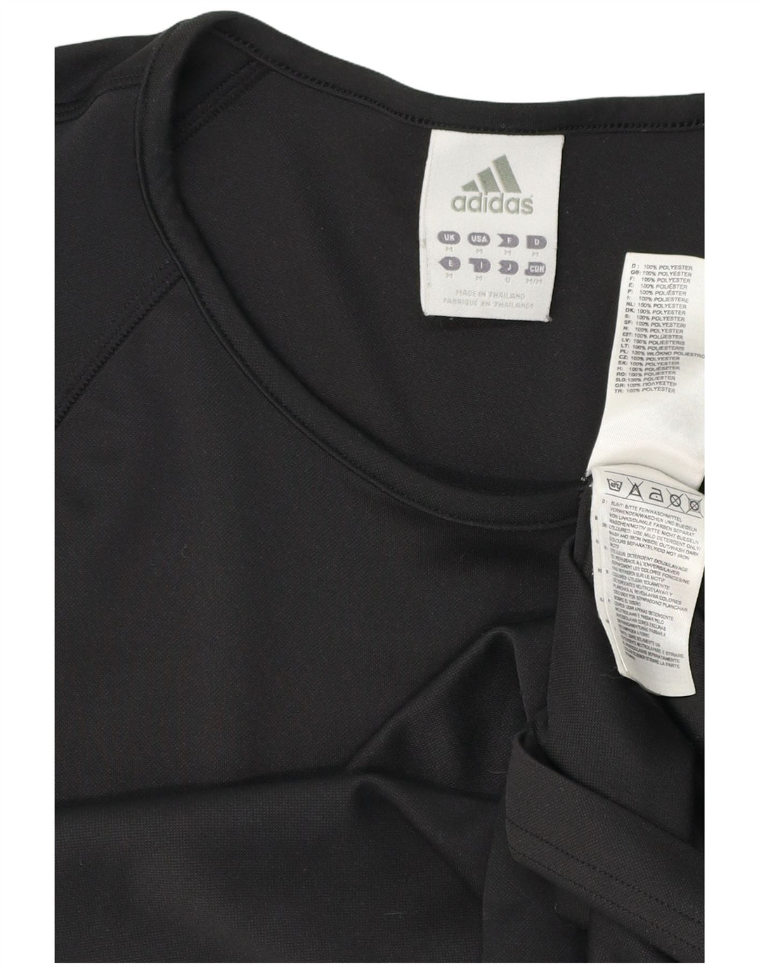 Tricou grafic pentru bărbați Adidas Top Mediu Poliester Negru