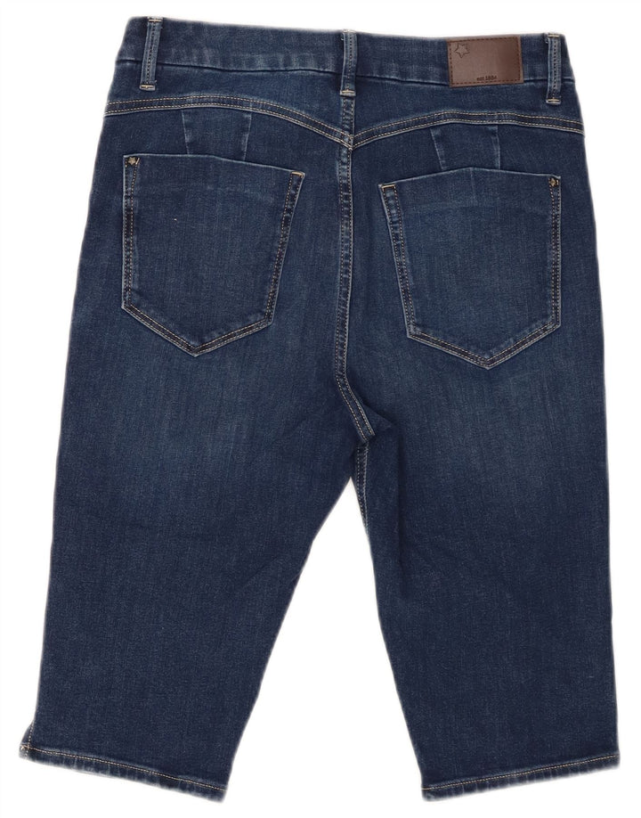 Pantaloni scurți din denim pentru femei Marks & Spencer UK 12 Medium W32 Bumbac albastru