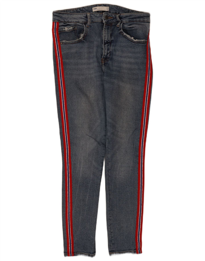 Blugi skinny dama Zara EU 40 Medium W30 L28 Albastru