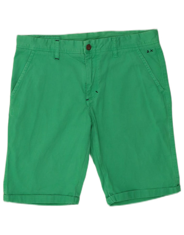 Sun68 Pantaloni Chino Băieți 15-16 Ani W32 Bumbac Verde