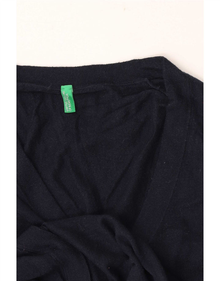 Pulover cardigan pentru bărbați Benetton Mic Bleumarin
