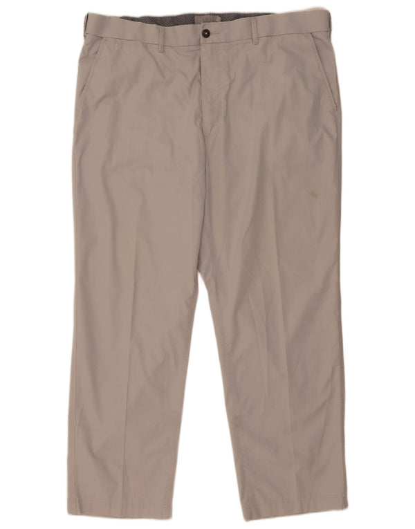 Pantaloni chino drepți pentru bărbați Marks & Spencer L40 L29 bumbac gri