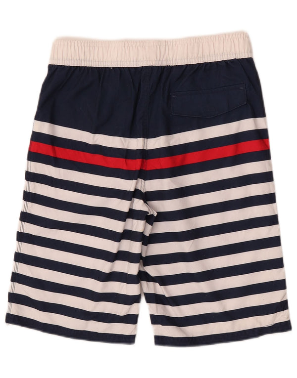 Pantaloni scurți de înot Tommy Hilfiger băieți 15-16 ani XL bleumarin cu dungi