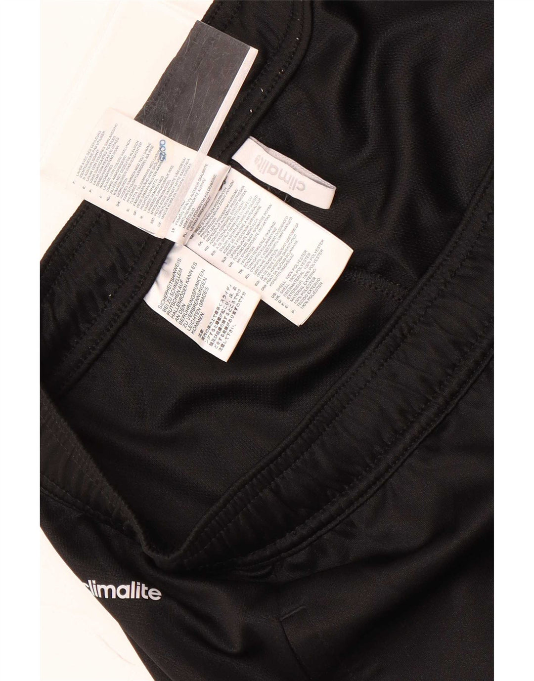 Pantaloni scurți sport pentru bărbați Adidas Climalite, poliester mediu negru